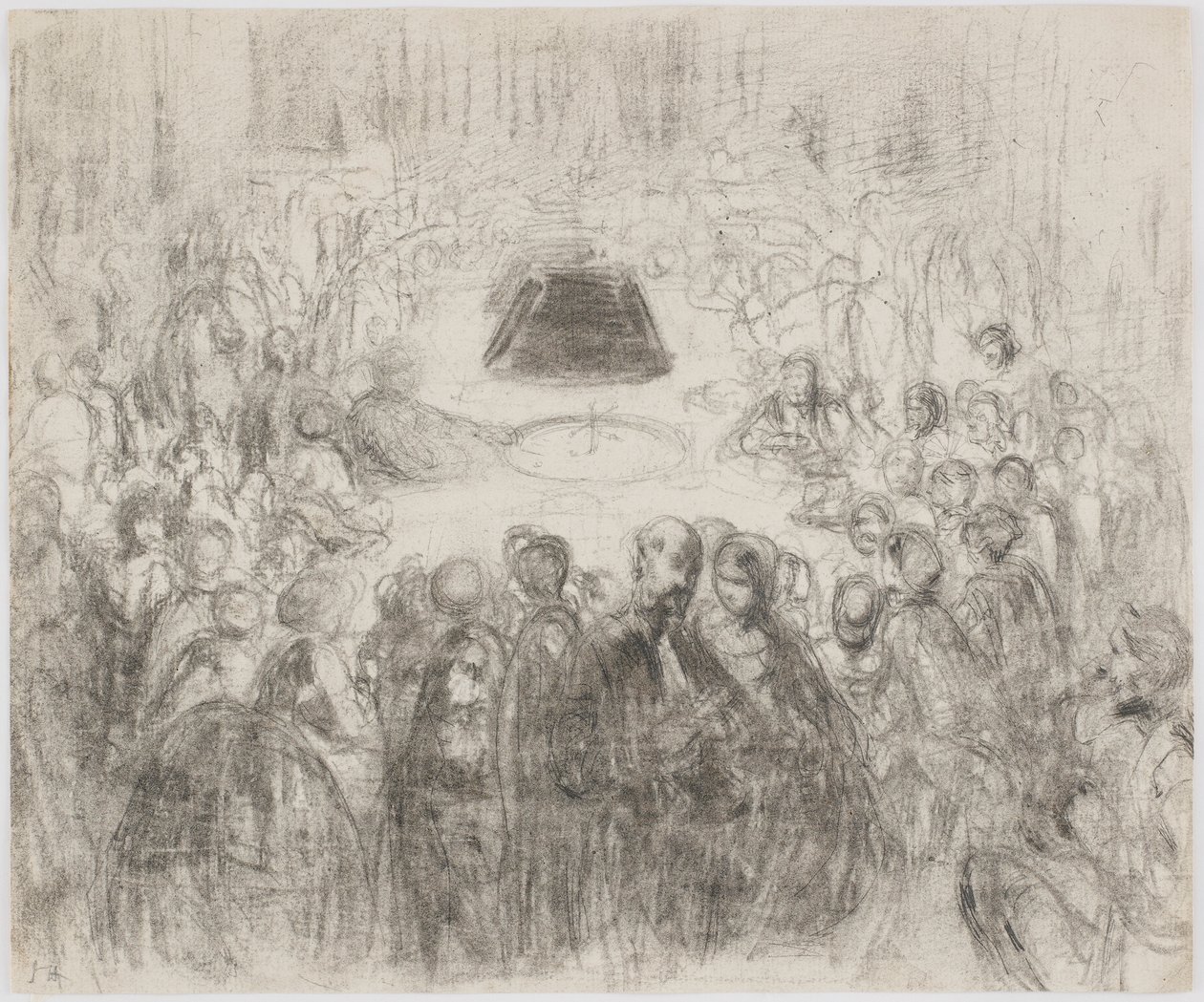Gambling Salon v Baden-Badenu od James Abbott McNeill Whistler