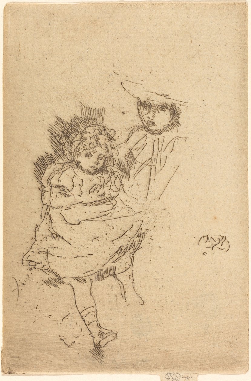 Cikánské dítě od James Abbott McNeill Whistler