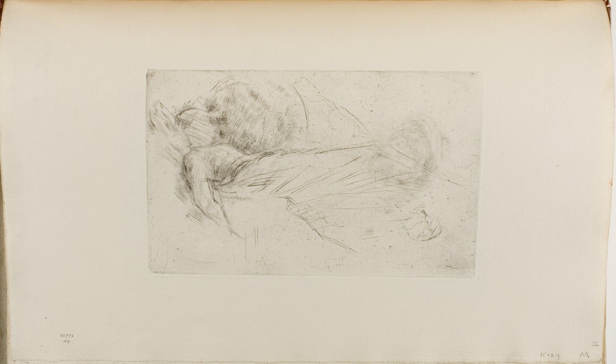 Dívka vleže od James Abbott McNeill Whistler