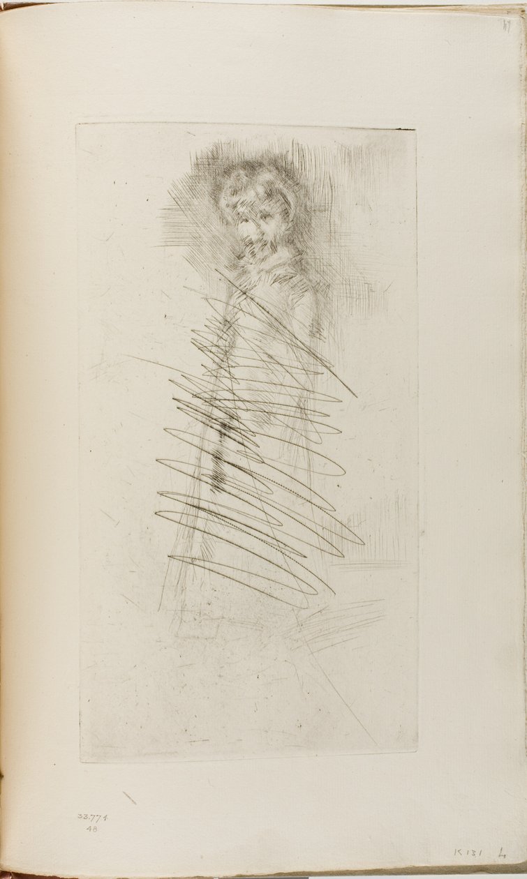 Dívka stojící od James Abbott McNeill Whistler