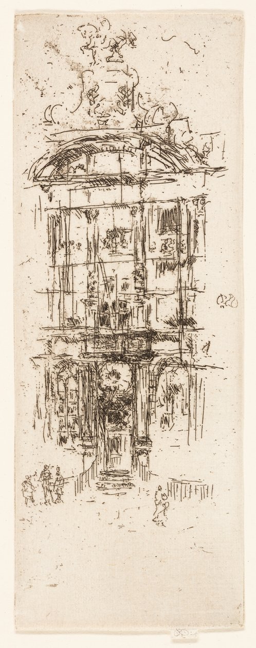 Zlatý dům, Brusel od James Abbott McNeill Whistler