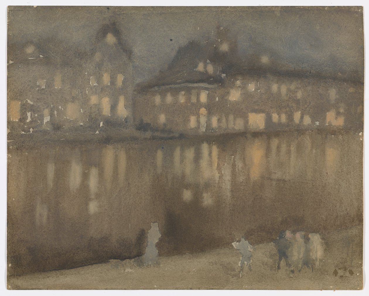 Canal Grande, Amsterdam; Nokturno od James Abbott McNeill Whistler