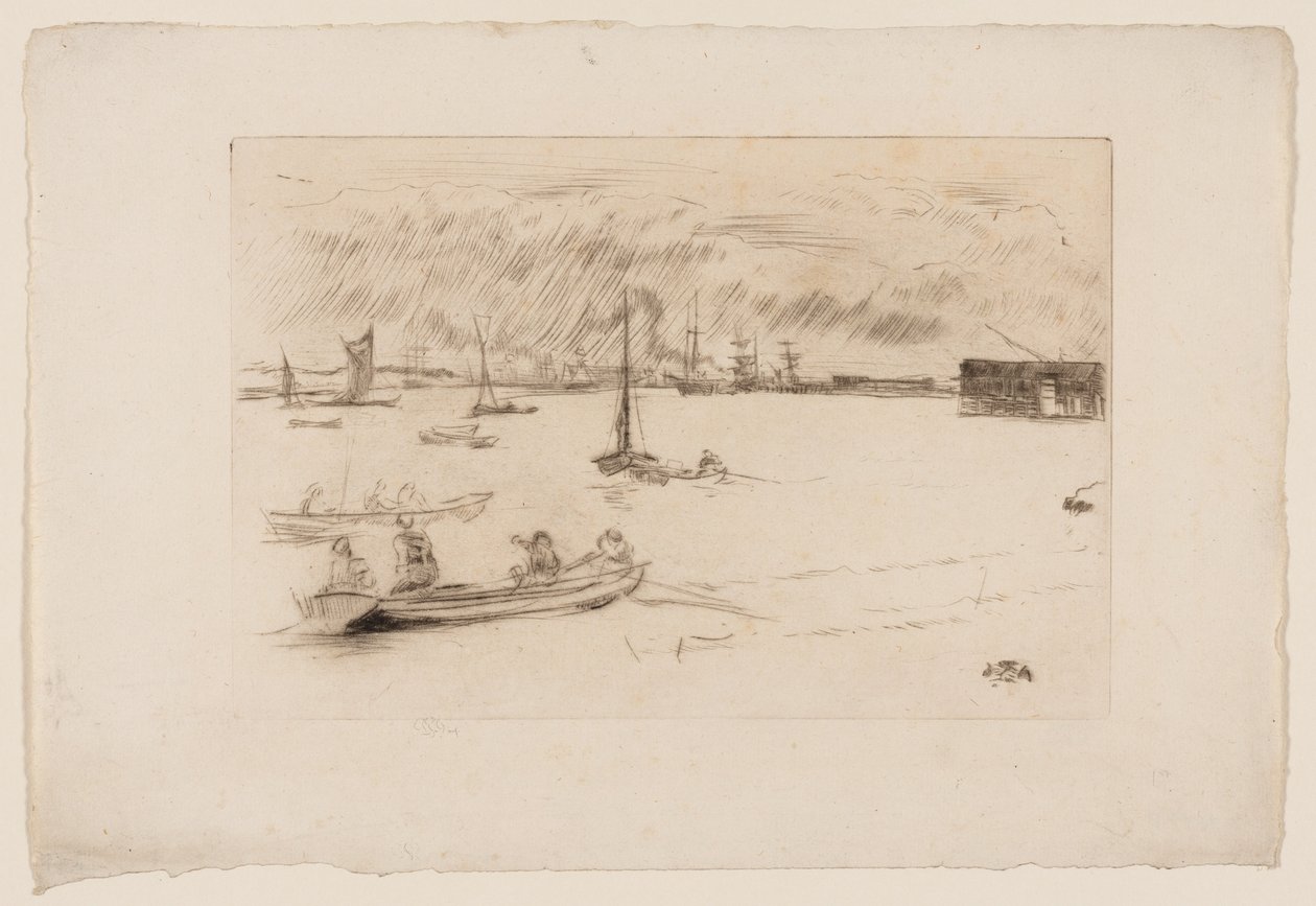 Greenhithe od James Abbott McNeill Whistler