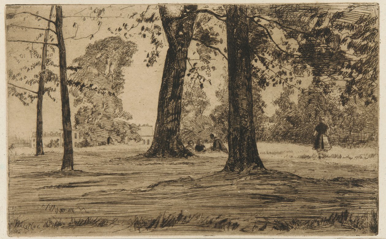 Greenwichský park od James Abbott McNeill Whistler