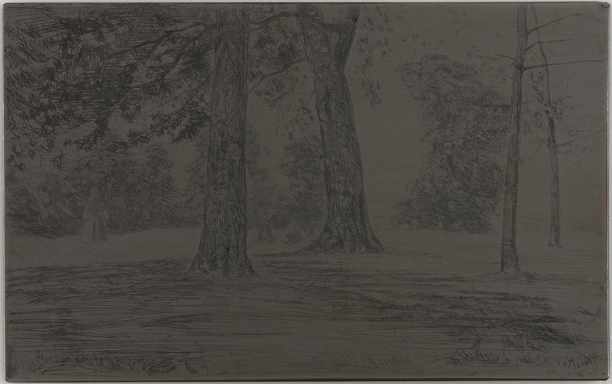 Greenwichský park od James Abbott McNeill Whistler