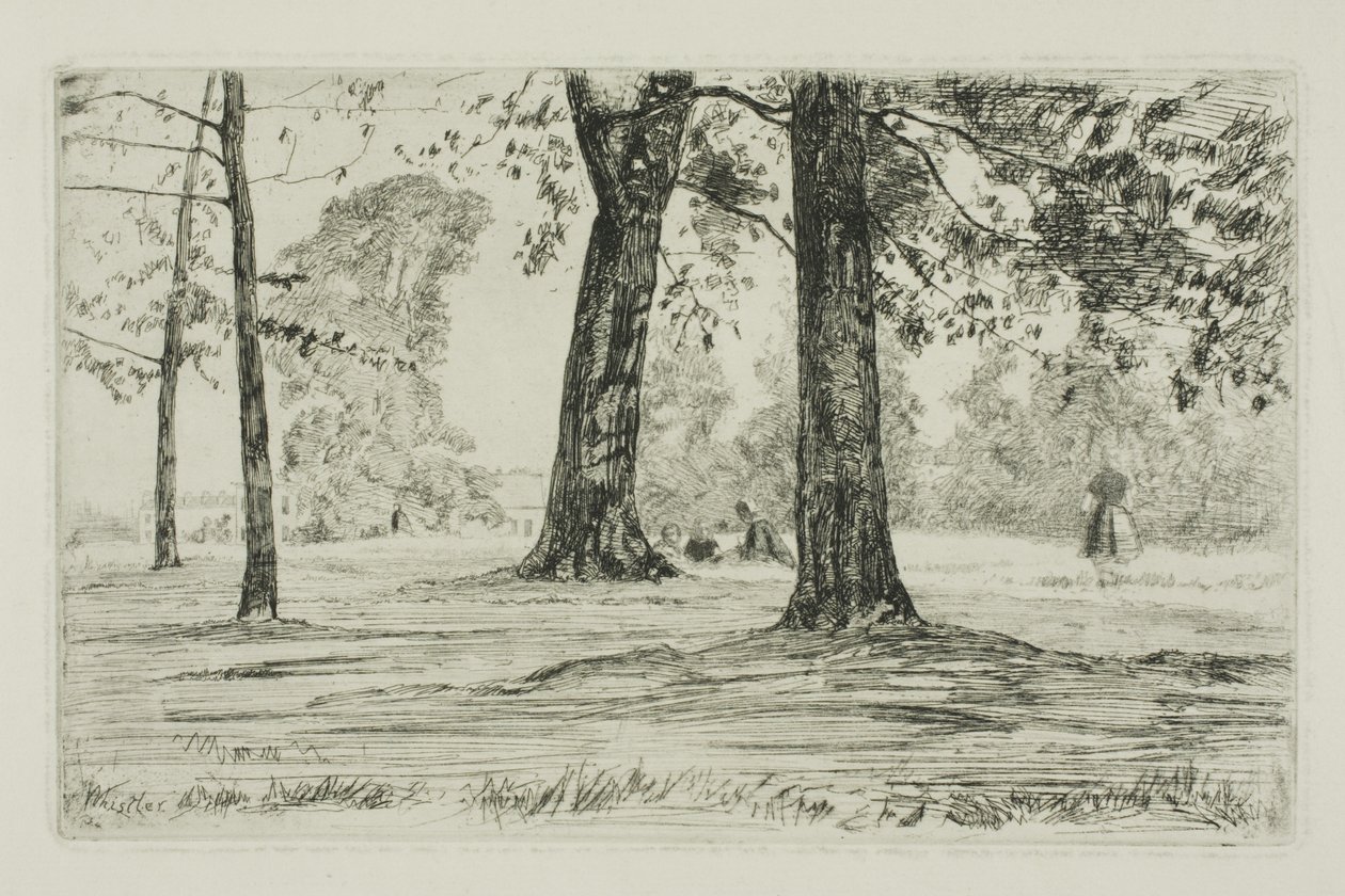 Greenwichský park od James Abbott McNeill Whistler