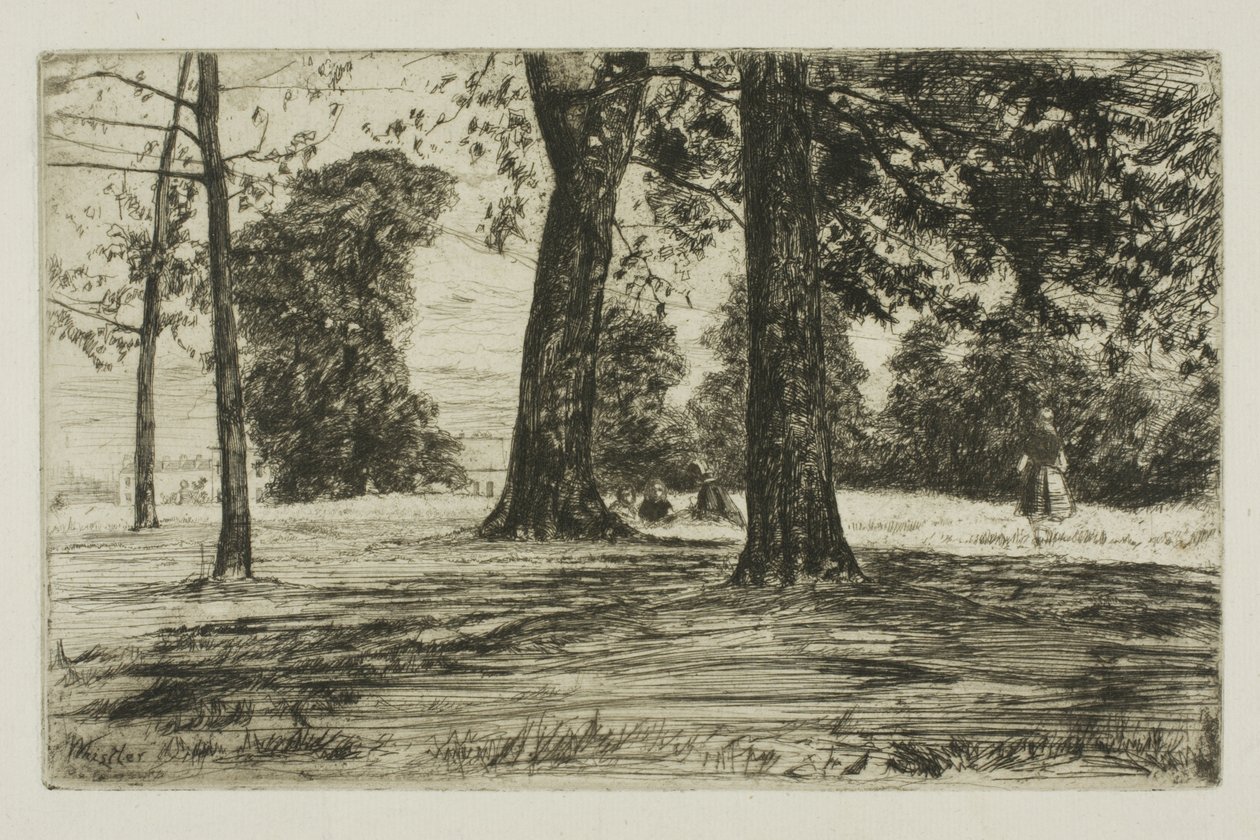Greenwichský park od James Abbott McNeill Whistler