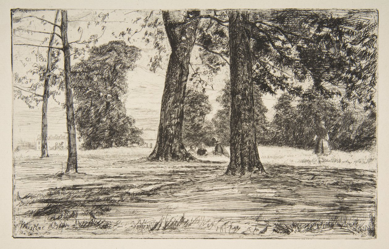 Greenwichský park od James McNeill Whistler