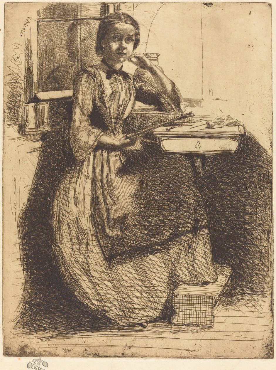 Gretchen v Heidelbergu od James Abbott McNeill Whistler