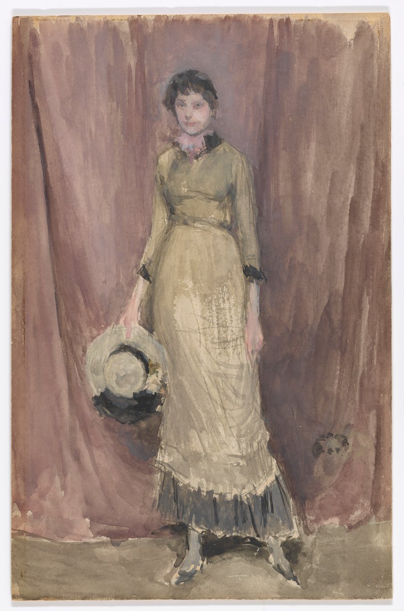 Harmonie ve fialové a jantarové barvě od James Abbott McNeill Whistler