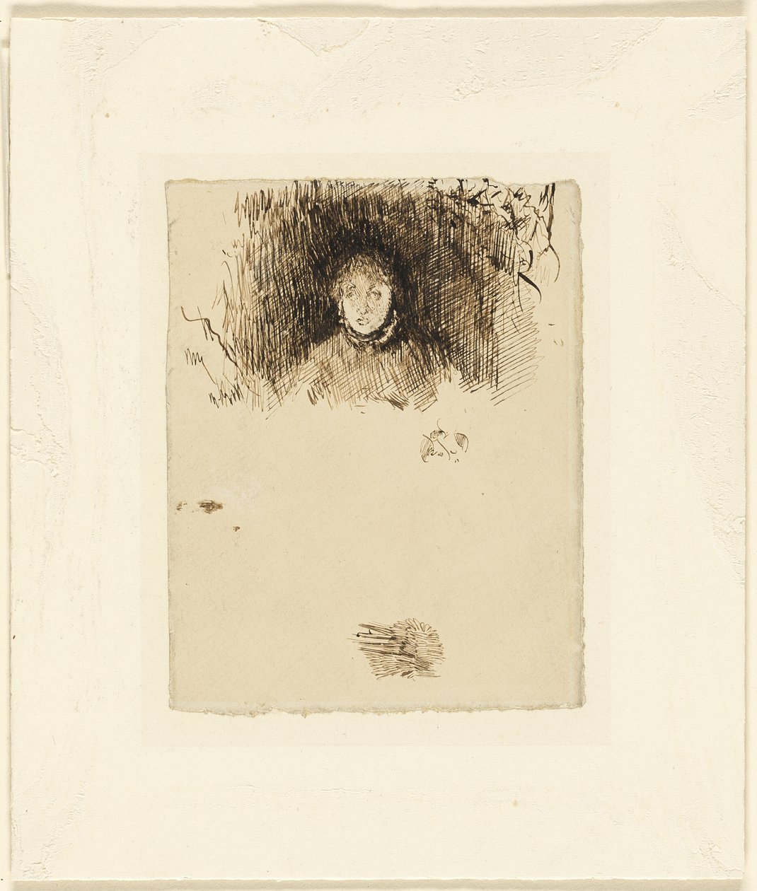 Hlava dívky od James McNeill Whistler