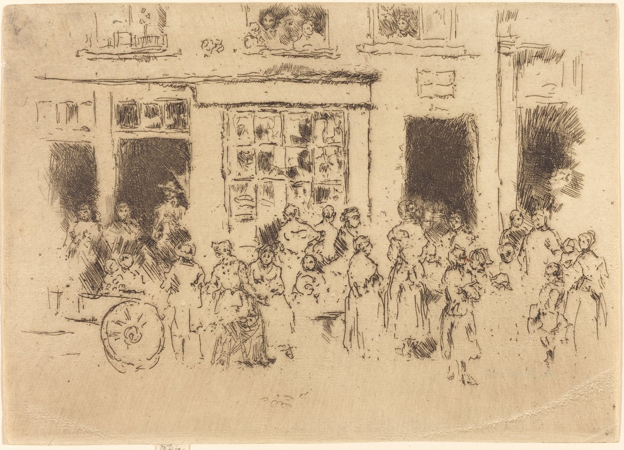 High Street, Brusel od James Abbott McNeill Whistler