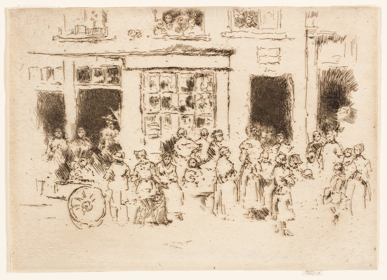 High Street, Brusel od James Abbott McNeill Whistler