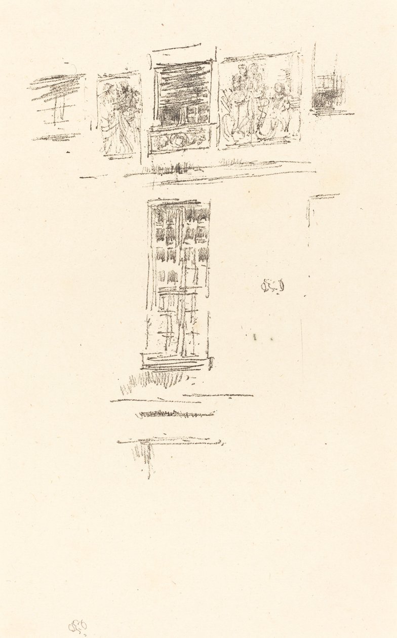 Hotel Colbert, Windows od James Abbott McNeill Whistler