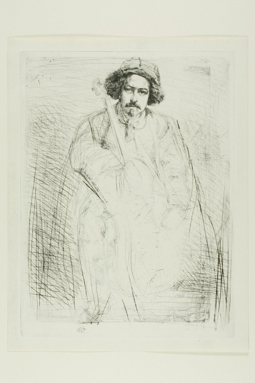 J. Becquet, sochař od James Abbott McNeill Whistler