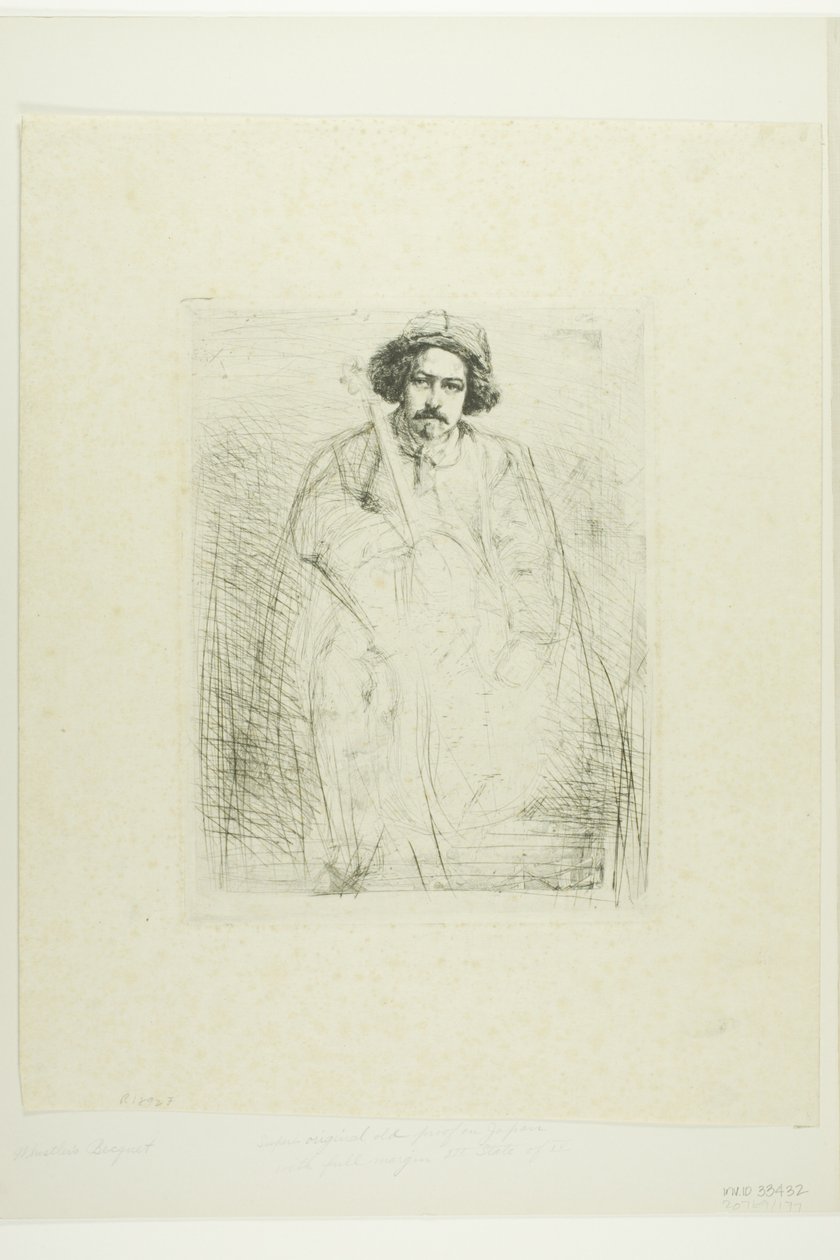 J. Becquet, sochař od James Abbott McNeill Whistler
