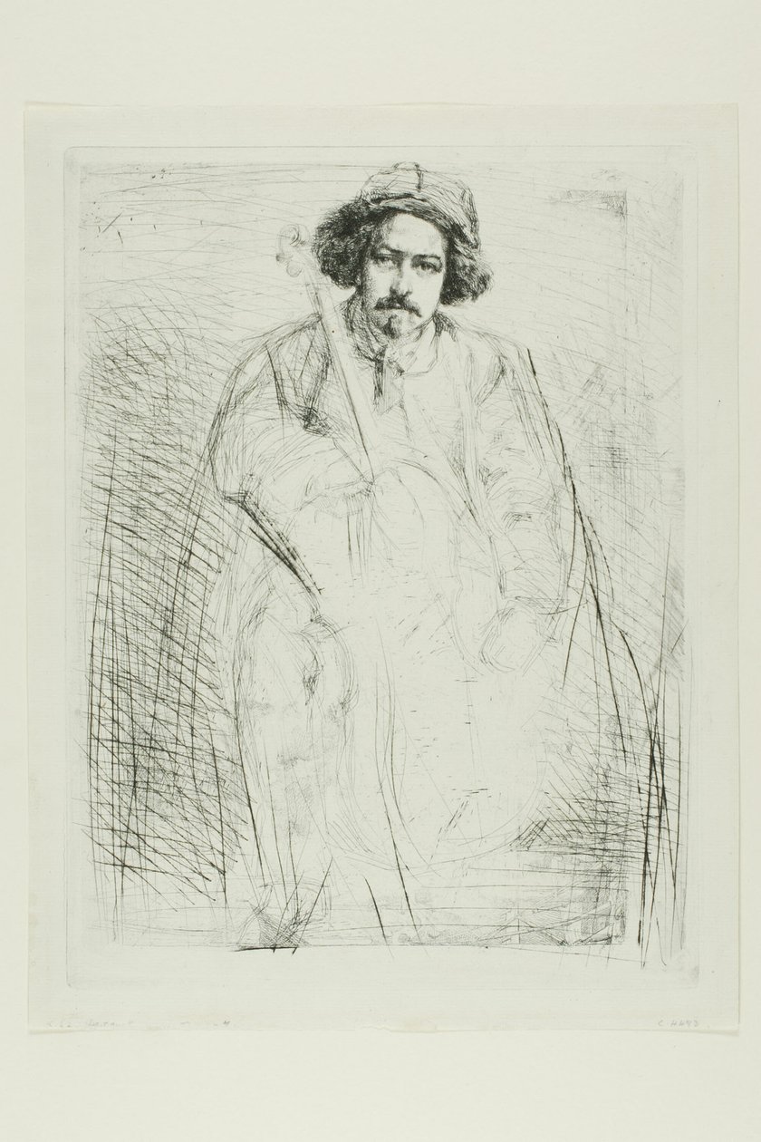 J. Becquet, sochař od James Abbott McNeill Whistler