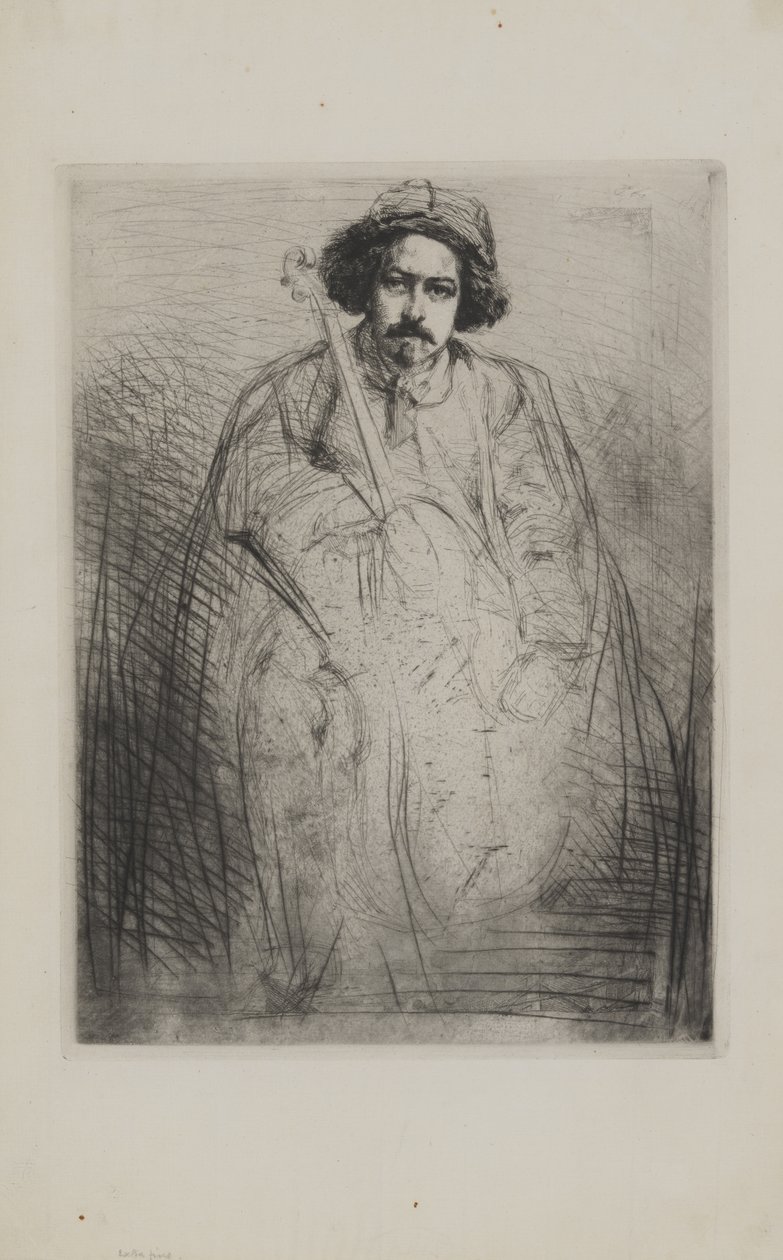 J. Becquet, sochař od James McNeill Whistler