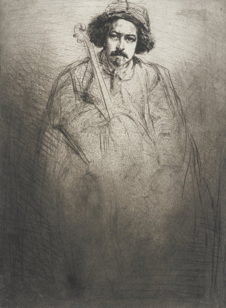 J. Becquet, sochař od James McNeill Whistler