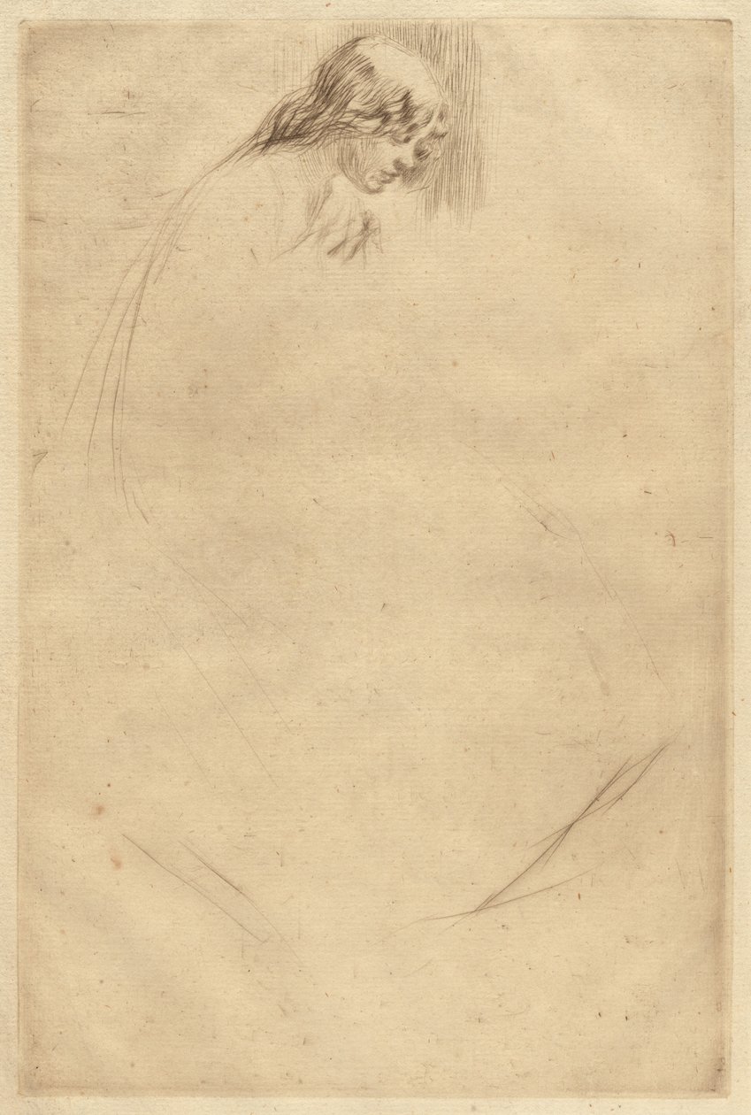 Joova ohnutá hlava od James Abbott McNeill Whistler