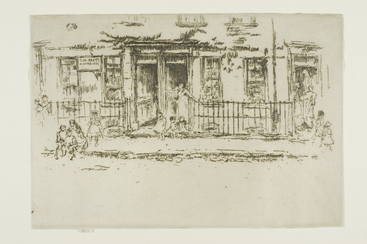 Justice Walk, Chelsea od James Abbott McNeill Whistler