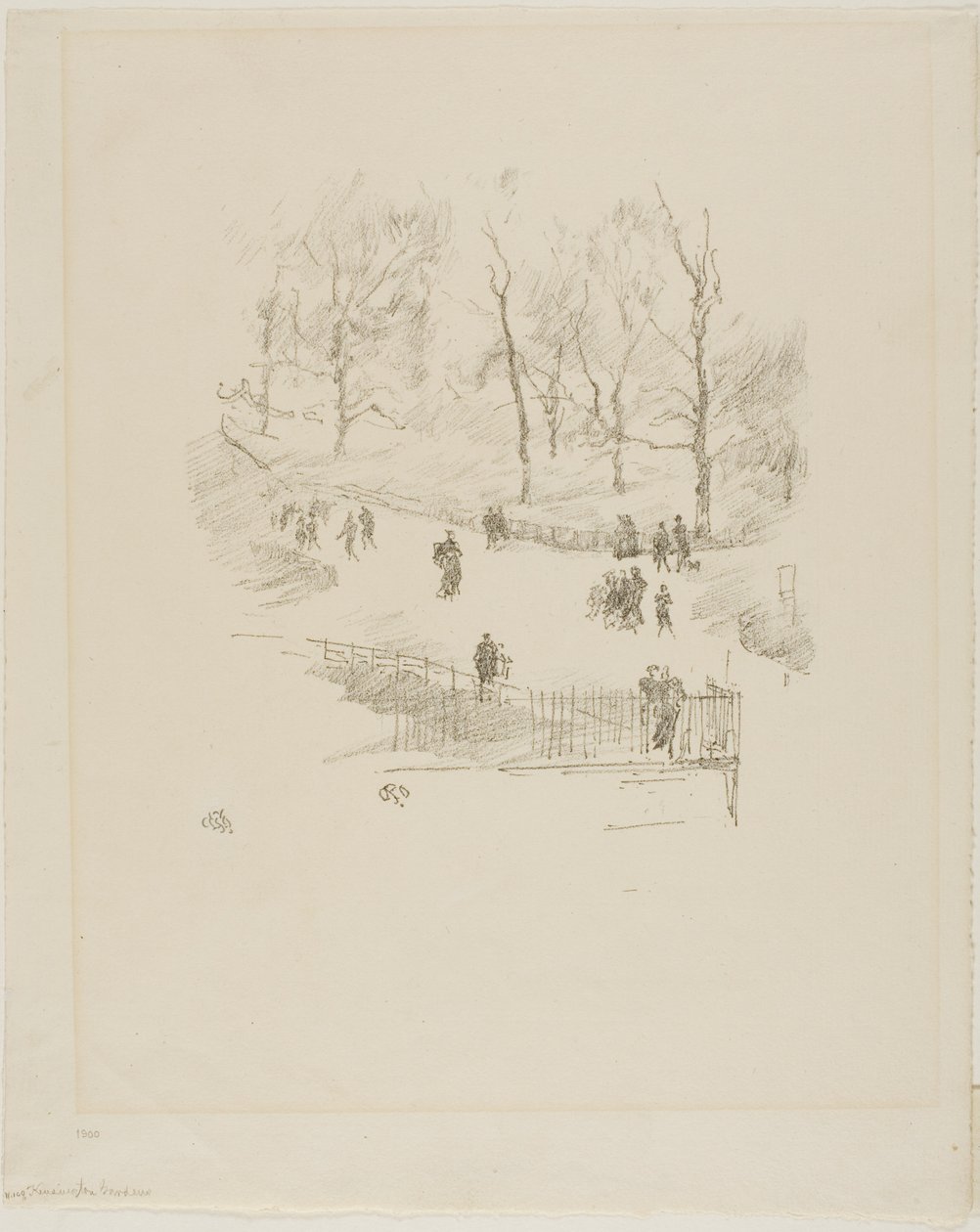 Kensingtonské zahrady od James Abbott McNeill Whistler