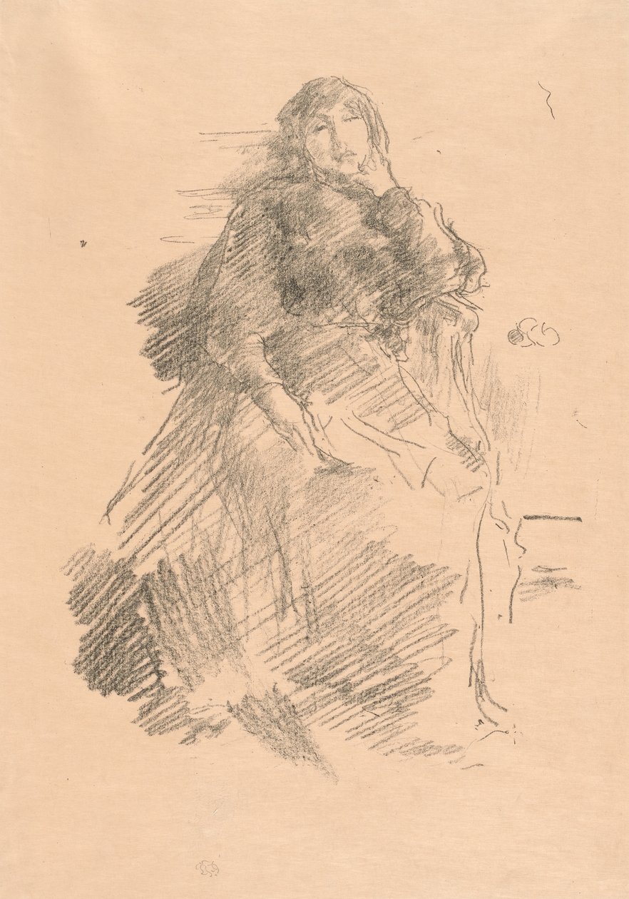 Krásná líná dáma od James Abbott McNeill Whistler
