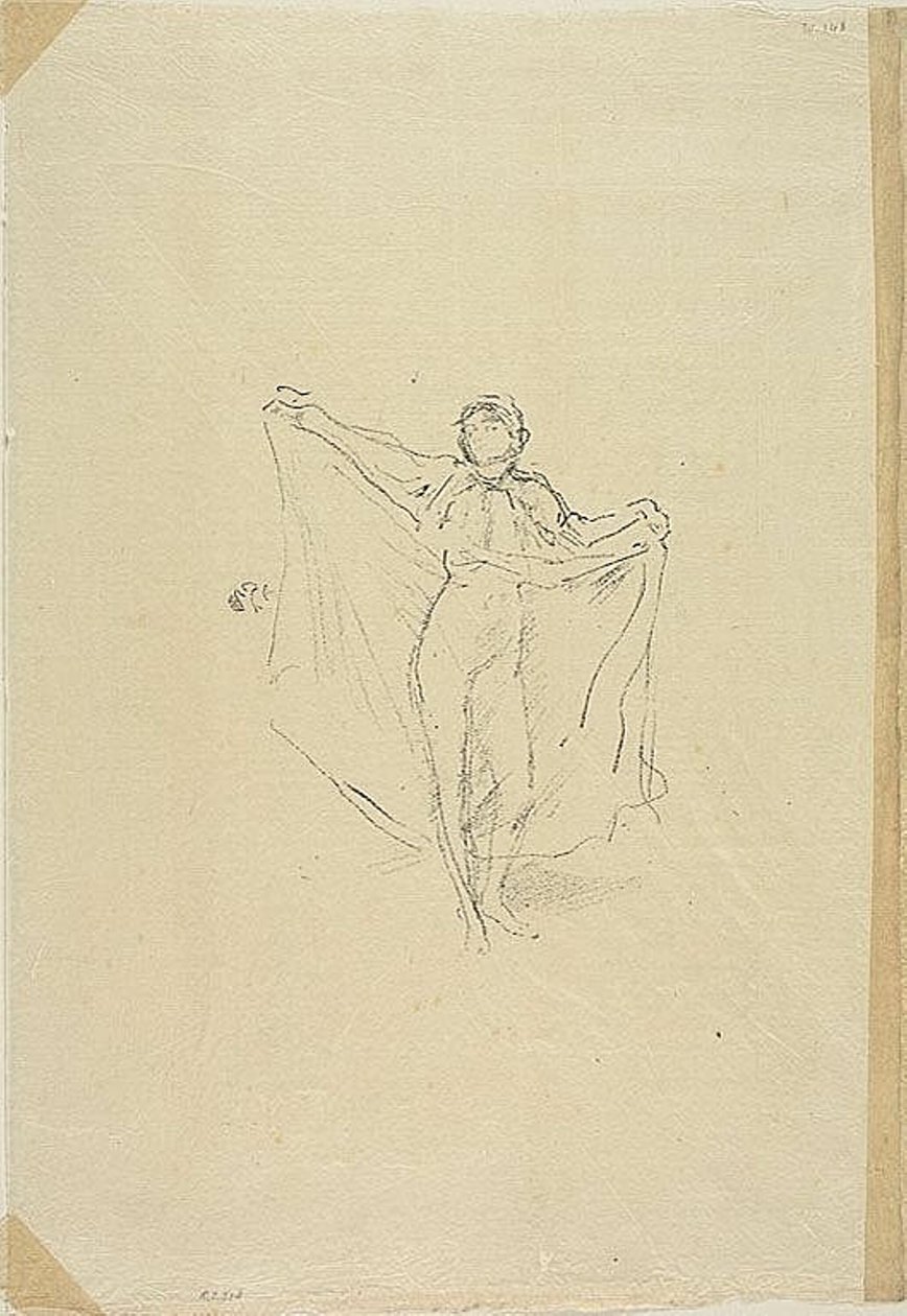 La Danseuse: Studie aktu od James Abbott McNeill Whistler
