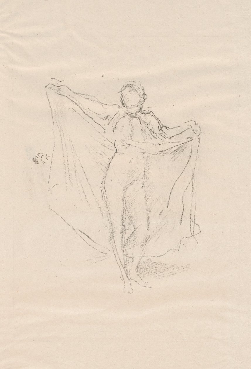 La Danseuse: Studie aktu od James McNeill Whistler