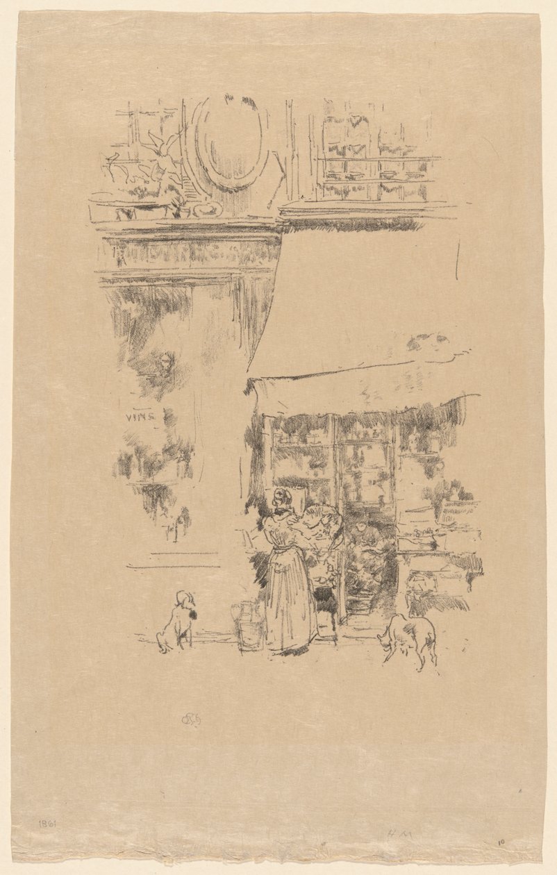 Fruitière z rue de Grenelle od James McNeill Whistler