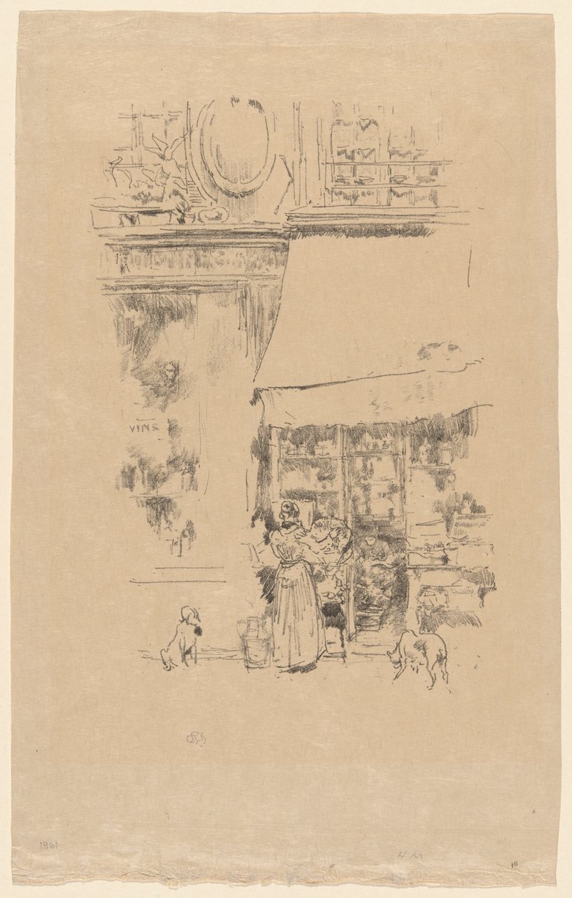 Fruitière z rue de Grenelle od James Abbott McNeill Whistler