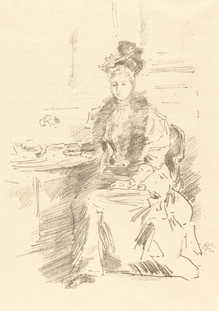 The Pretty New Yorker od James Abbott McNeill Whistler
