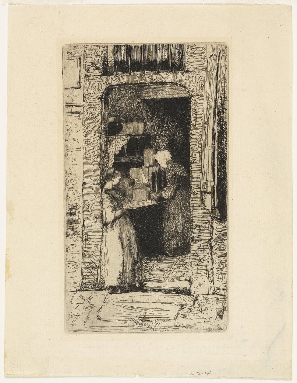 Prodejce hořčice od James Abbott McNeill Whistler