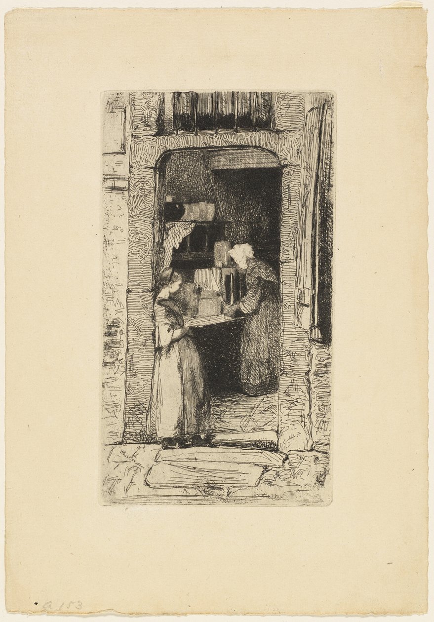 Prodejce hořčice od James Abbott McNeill Whistler