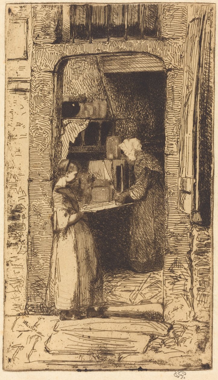 Prodejkyně hořčice od James McNeill Whistler