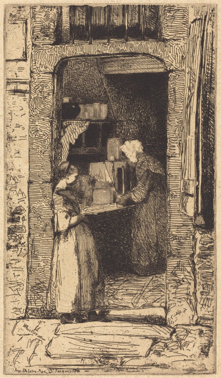 Prodejkyně hořčice od James McNeill Whistler