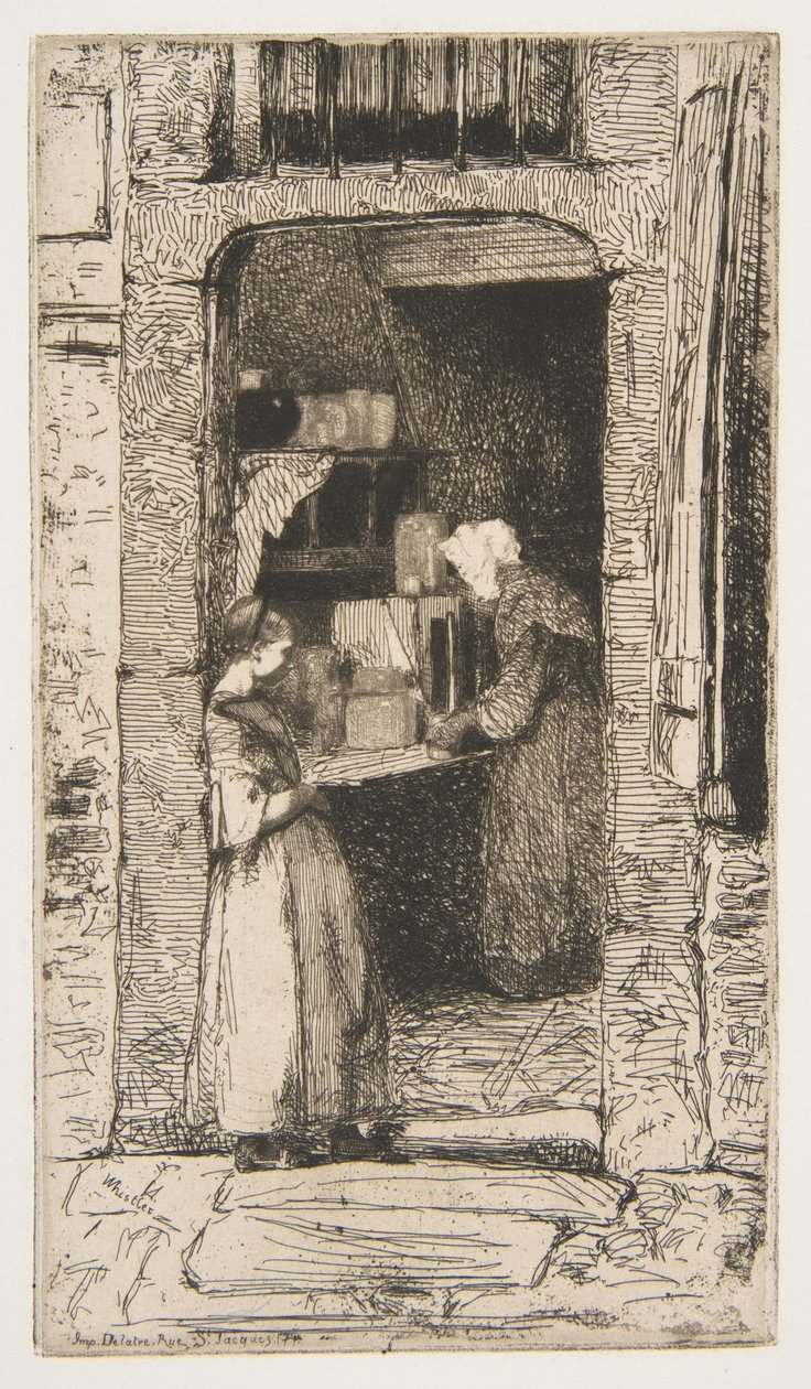 Prodejkyně hořčice od James McNeill Whistler