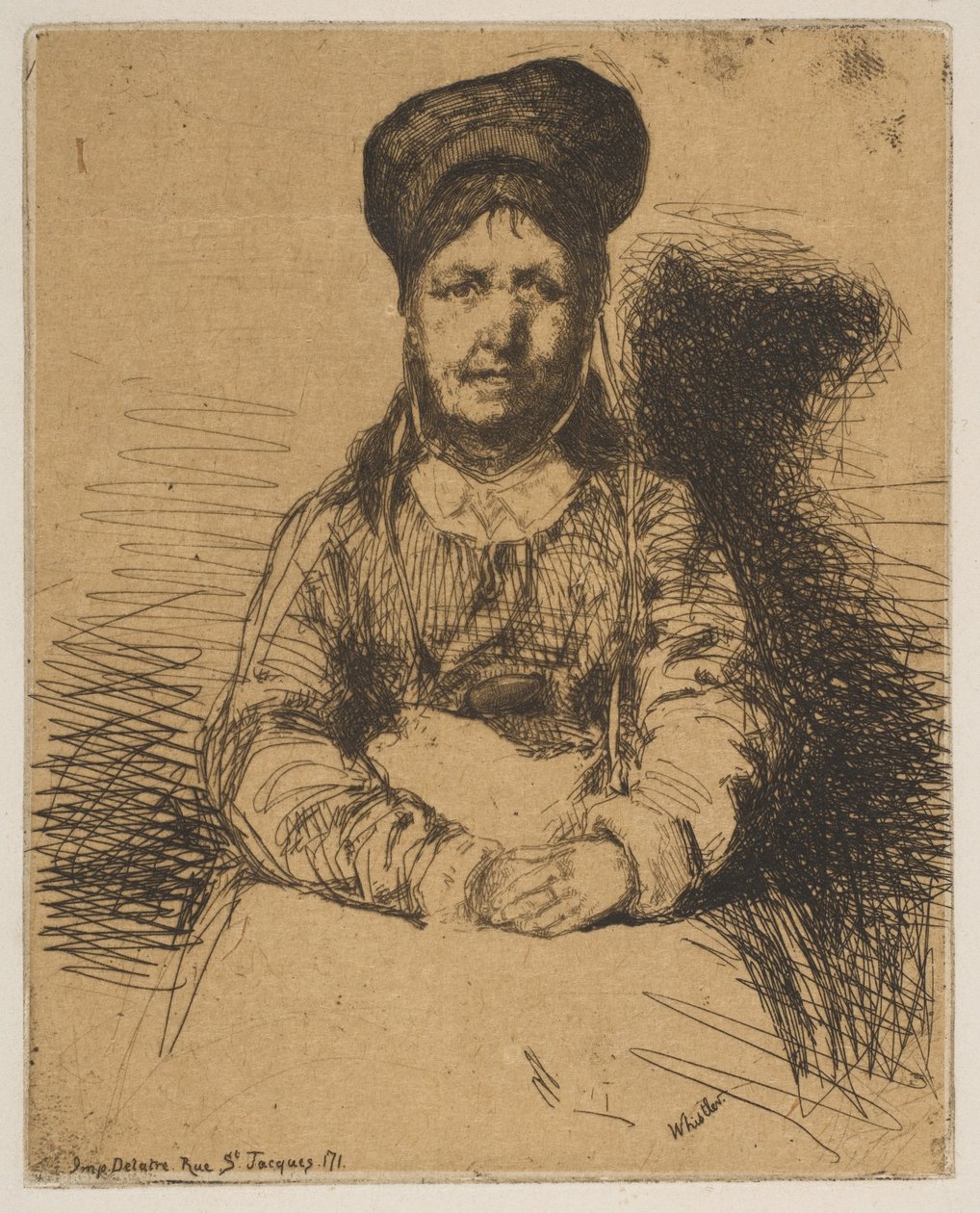 Die Zinnarbeiterin od James McNeill Whistler