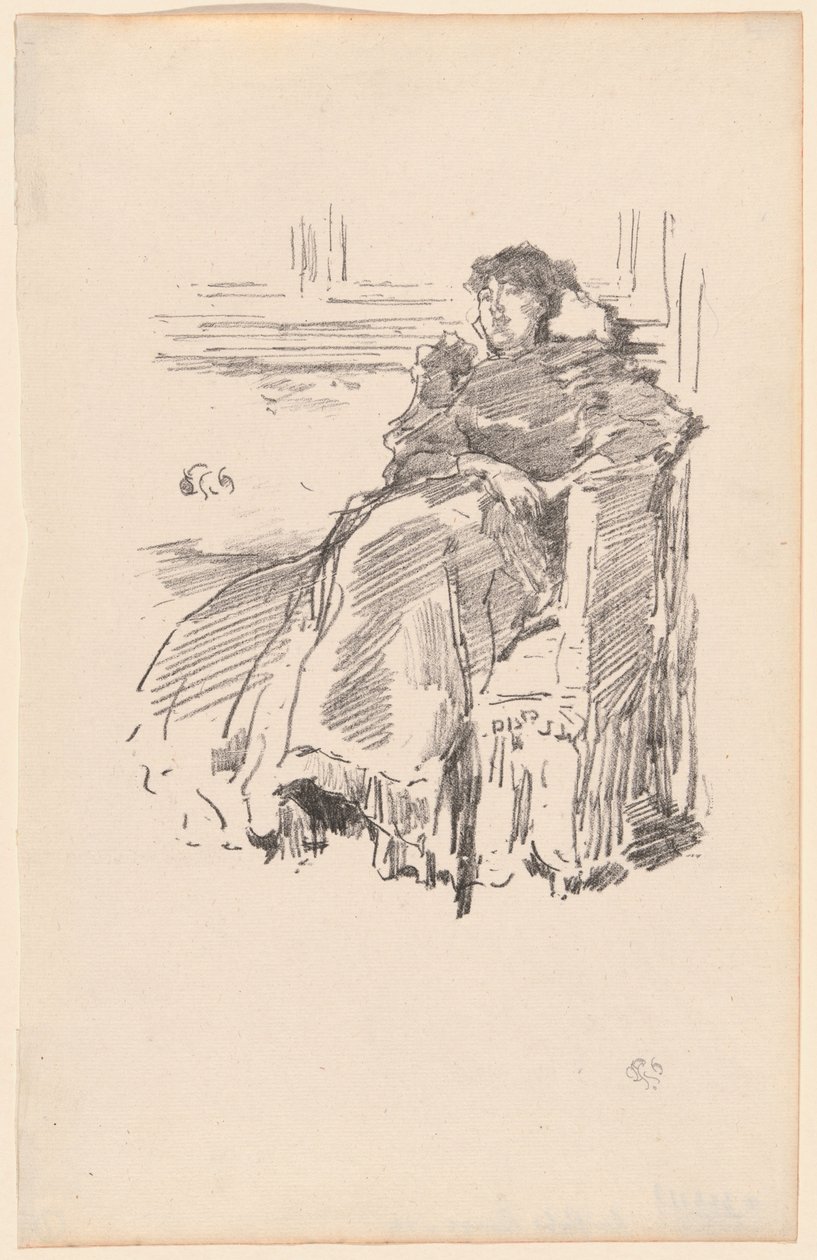 Červené šaty od James Abbott McNeill Whistler