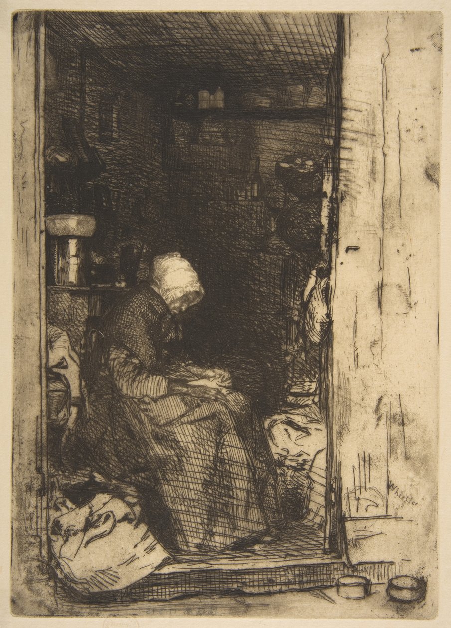 Stará hadrářka od James McNeill Whistler
