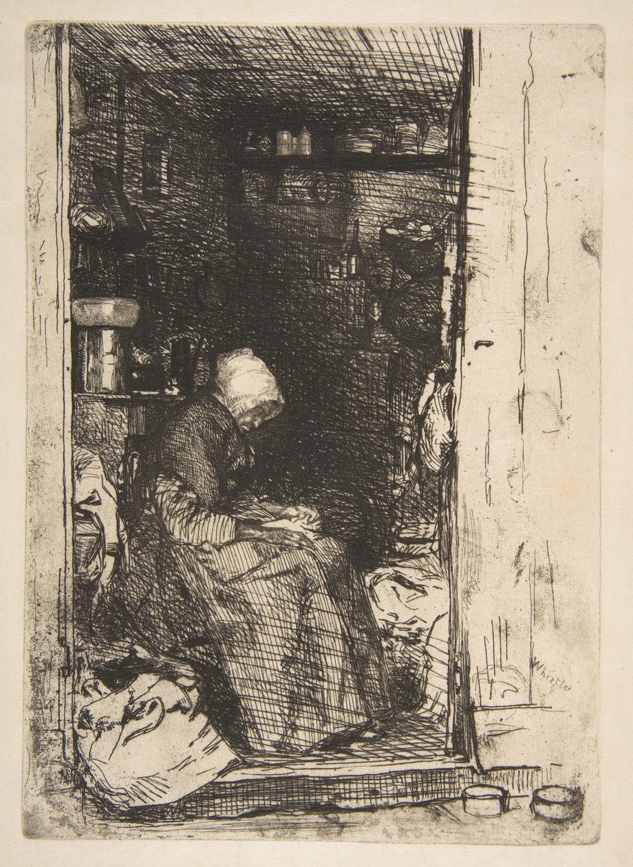 Stará hadrářka od James McNeill Whistler