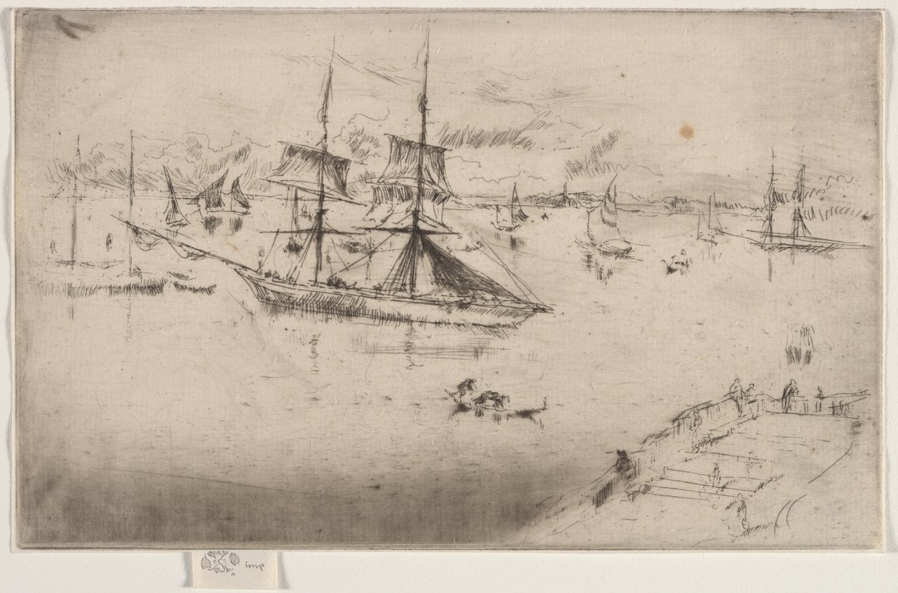 Lagoon: Poledne od James McNeill Whistler