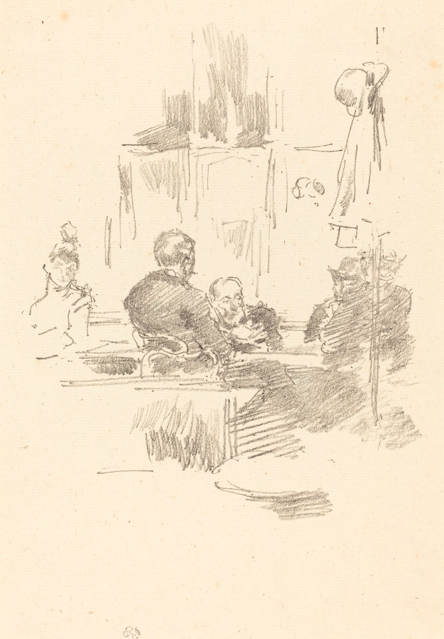 Pozdní Picquet od James Abbott McNeill Whistler