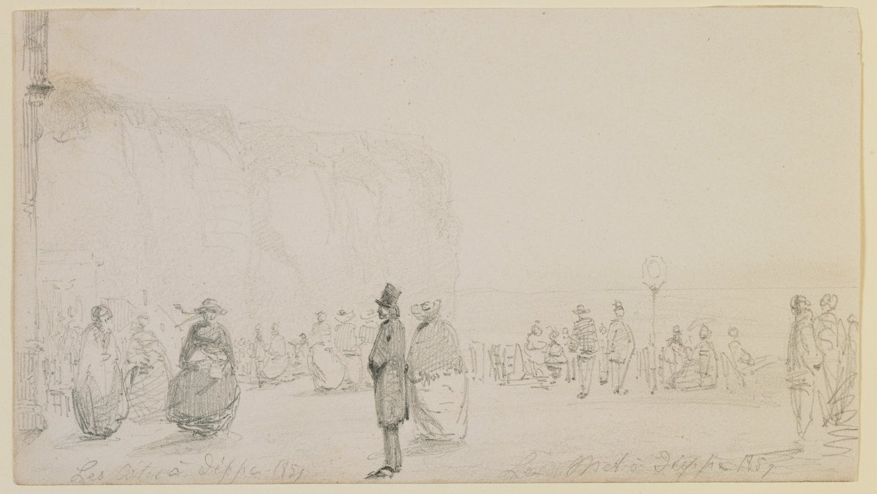 Pobřeží v Dieppe od James Abbott McNeill Whistler