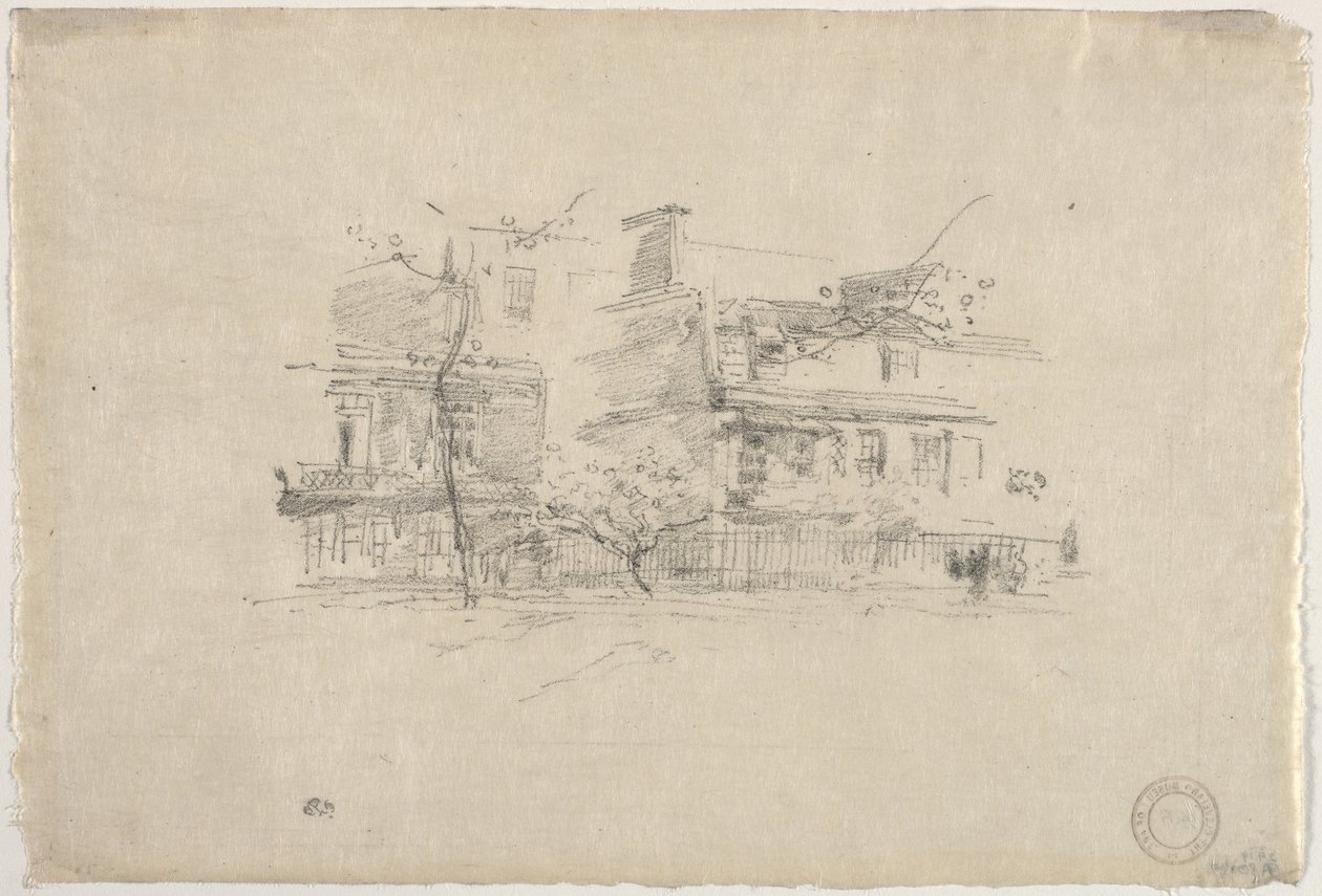Lindsay Row, Chelsea od James McNeill Whistler
