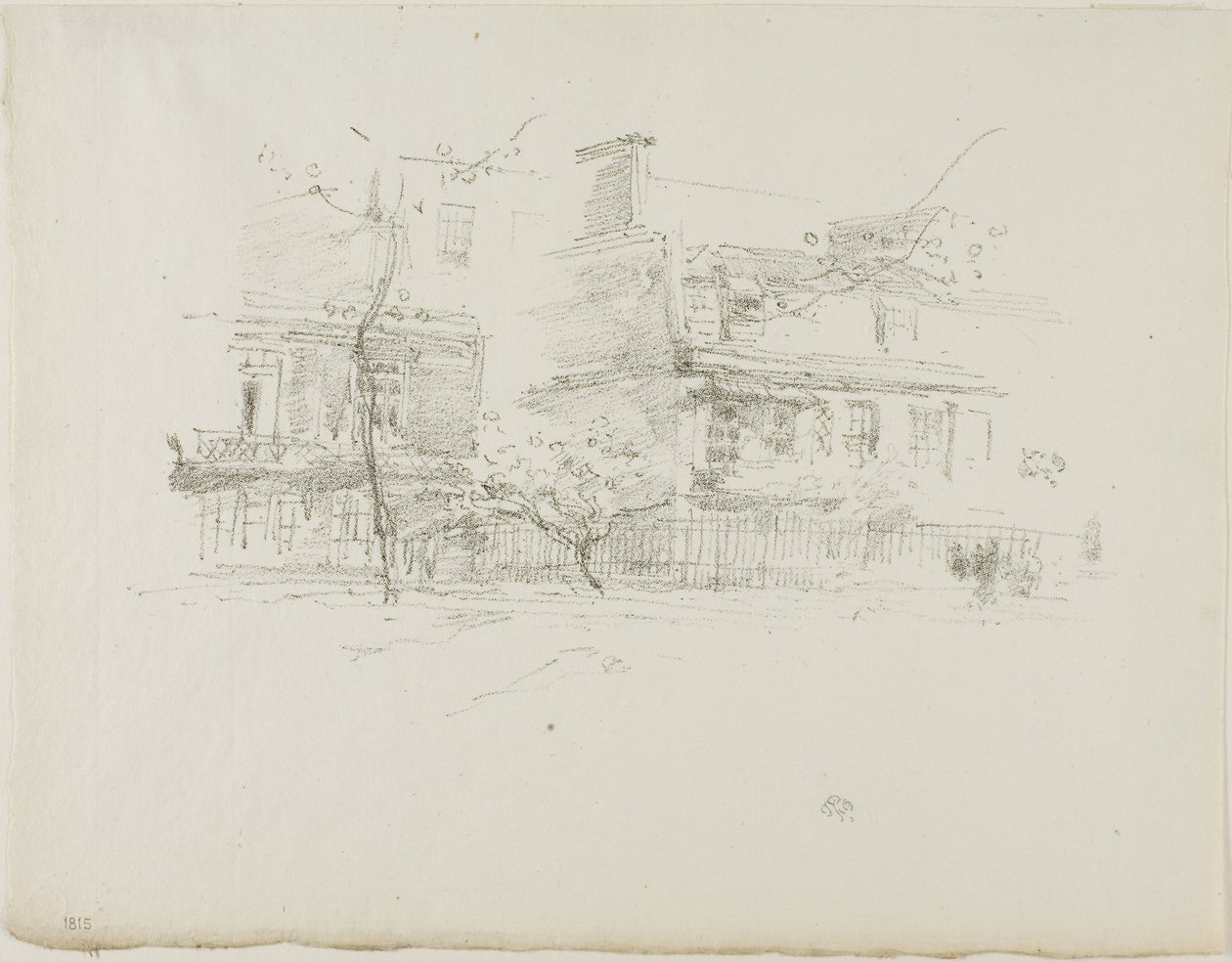 Lindsey Row, Chelsea od James Abbott McNeill Whistler