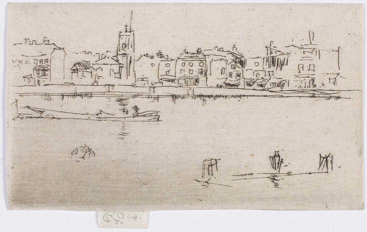 Malá Chelsea (Memorial) od James Abbott McNeill Whistler