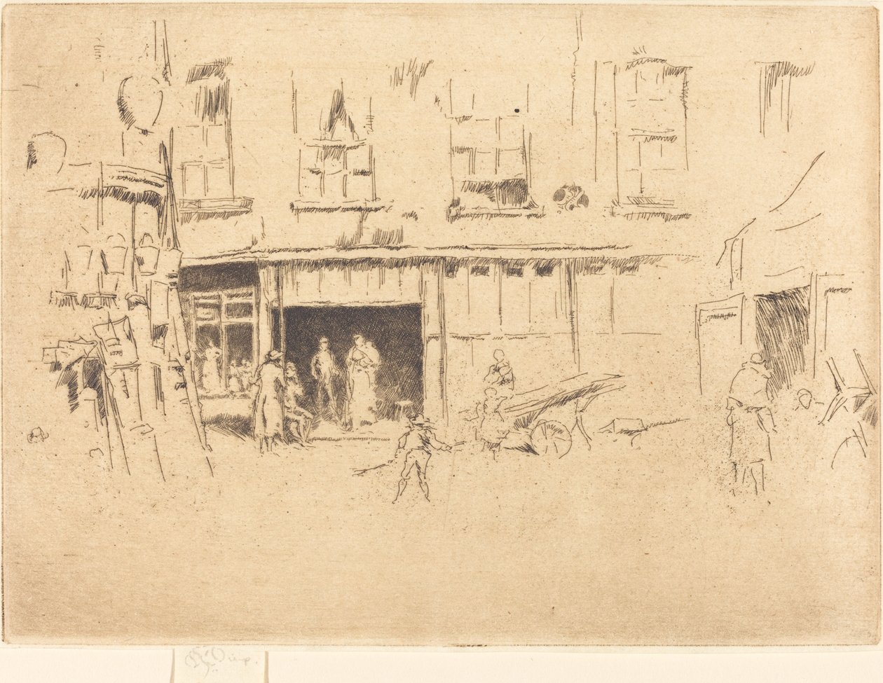 Malý dvůr od James Abbott McNeill Whistler