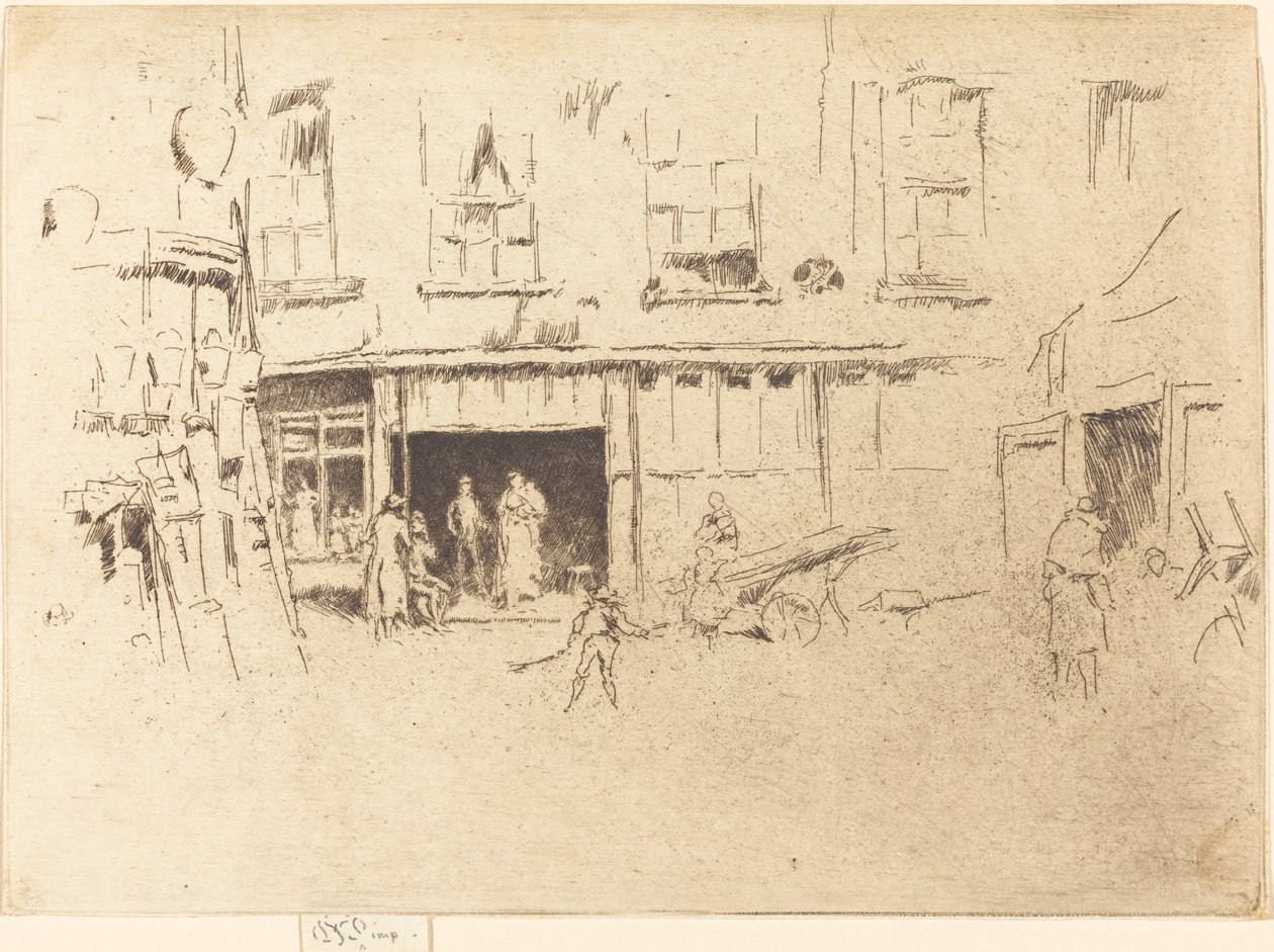 Malý dvůr od James Abbott McNeill Whistler