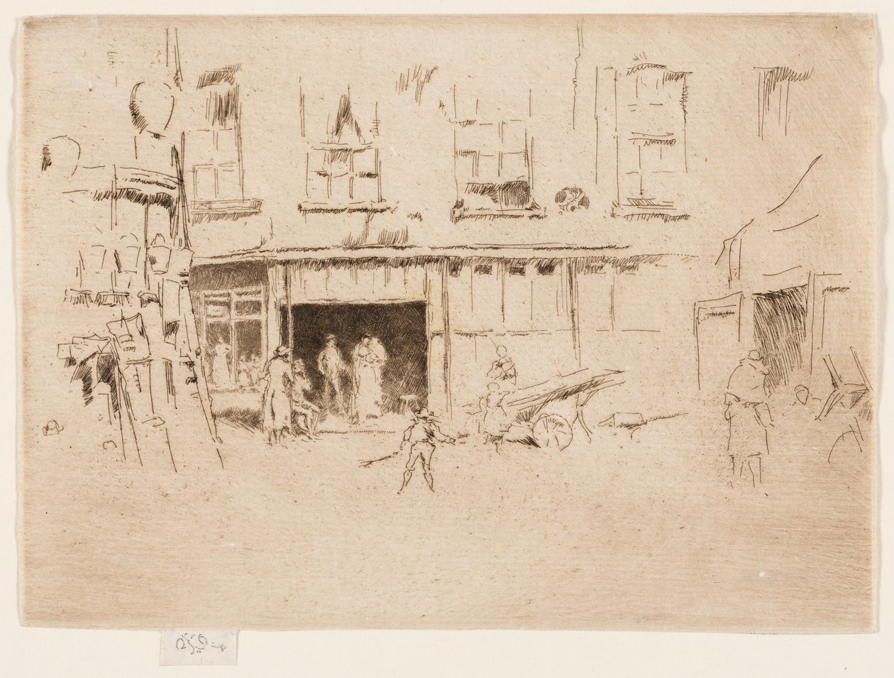 Malý dvůr od James Abbott McNeill Whistler